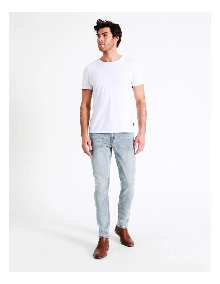 Maddox Kristian Slim Tapered Jean Size 30 Leg Length In Denim - Image 5