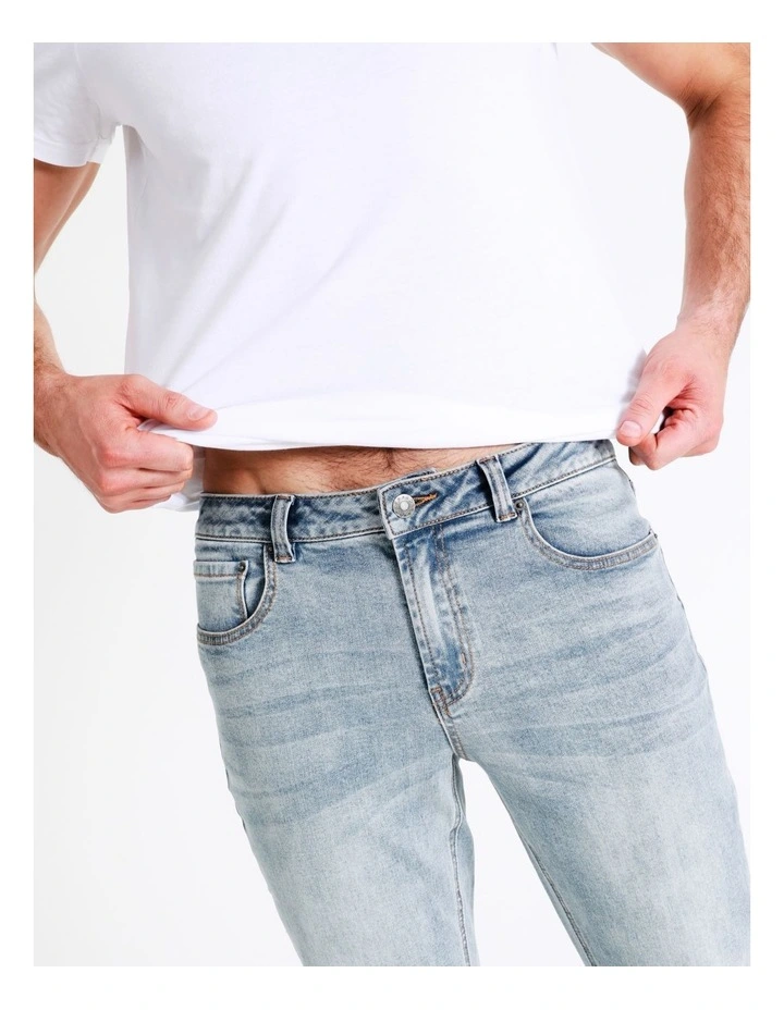 Maddox Kristian Slim Tapered Jean Size 30 Leg Length In Denim - Image 7