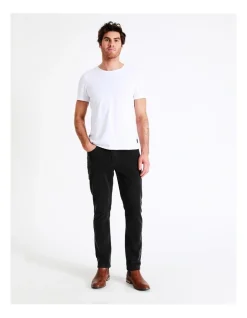 Maddox Kristian Slim Tapered Jean Size 30 Leg Length In Black