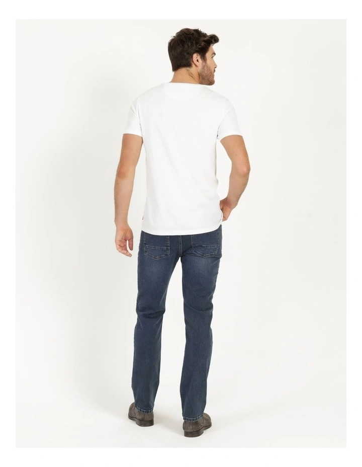 Maddox Dylan Regular Straight Jean Size 30 Leg Length In Indigo - Image 4