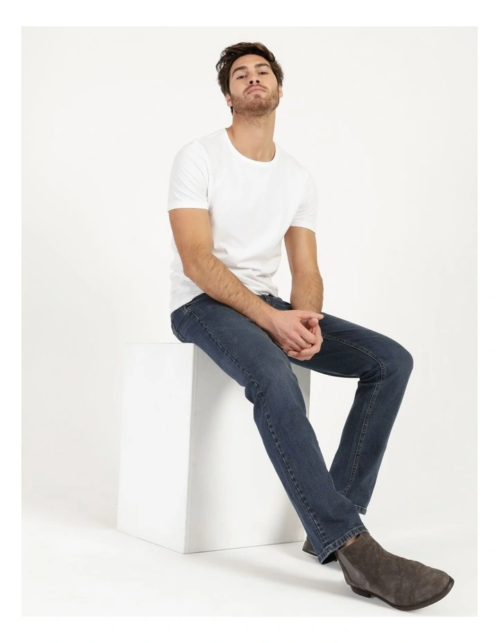 Maddox Dylan Regular Straight Jean Size 30 Leg Length In Indigo - Image 5