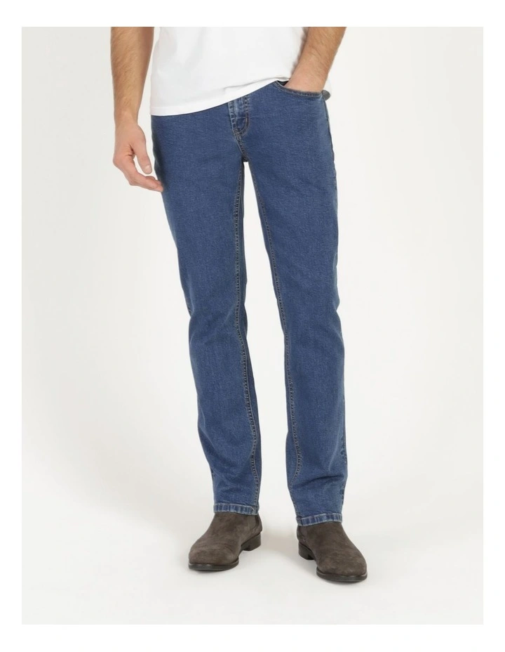 Maddox Dylan Regular Straight Jean Size 30 Leg Length In Stonewash - Image 3