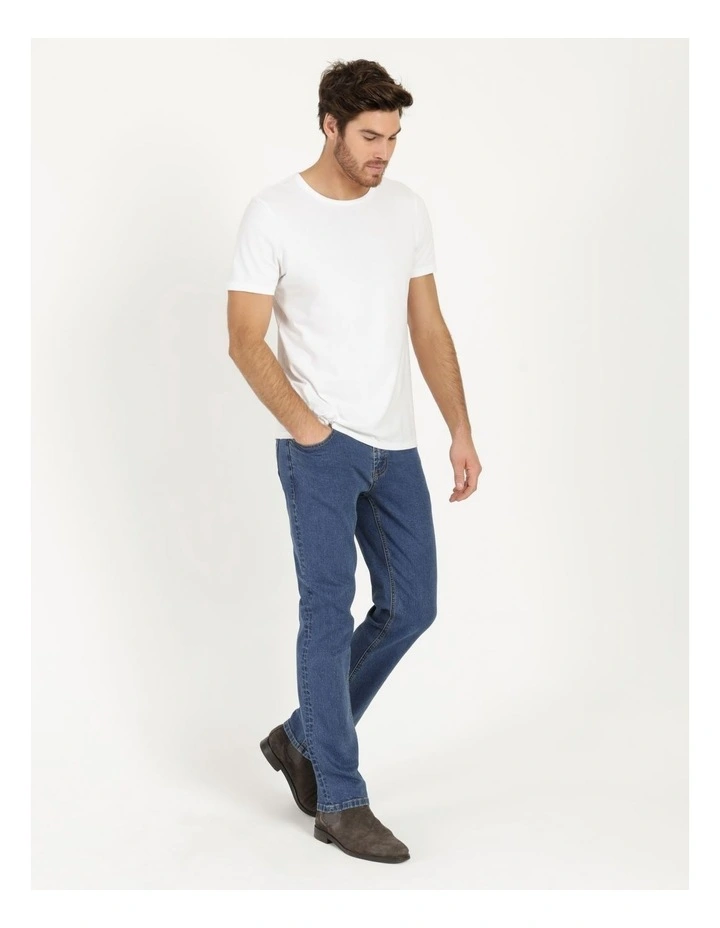 Maddox Dylan Regular Straight Jean Size 30 Leg Length In Stonewash - Image 4