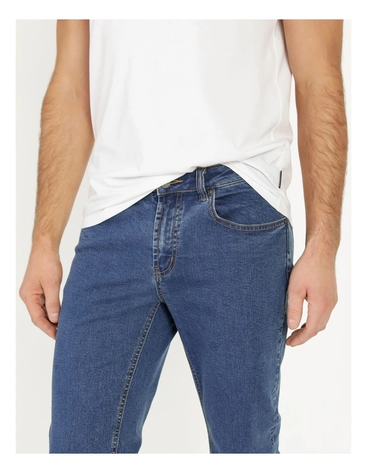 Maddox Dylan Regular Straight Jean Size 30 Leg Length In Stonewash - Image 6