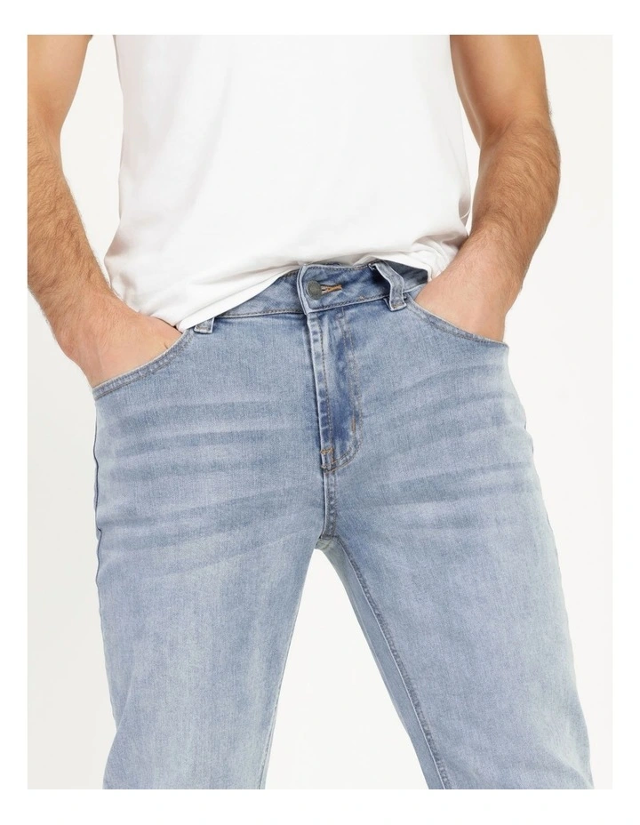 Maddox Dylan Regular Straight Jean Size 34 Leg Length In Denim - Image 6