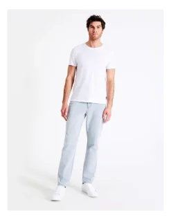 Maddox Luca Relaxed Fit Bleached Jean In Denim