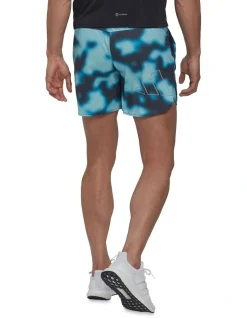 Alternative view of ADIDAS Run Icons Logo Graphic Print Shorts In Multi