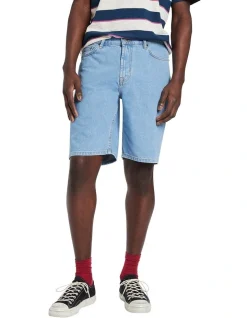 Marcs Julian Denim Shorts In Ice Blue