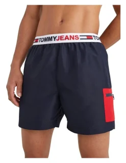 Tommy Jeans Swimshort In Navy