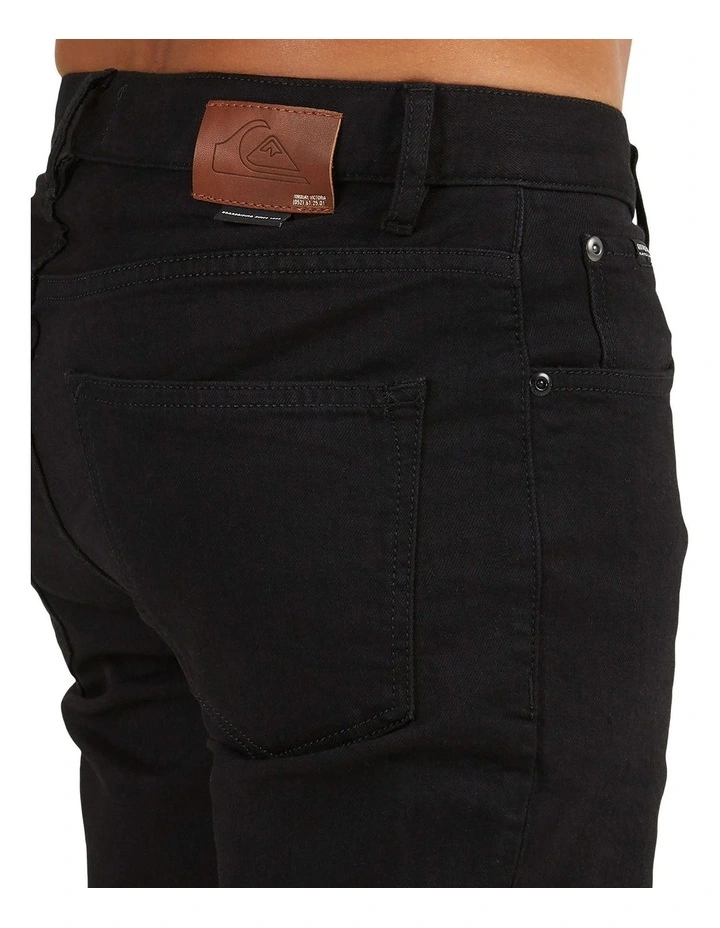Quiksilver Voodoo Surf Jeans In Black - Image 4