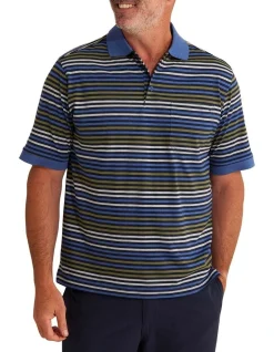 Breakaway Pays Kinnersly Polo In Steel Marle