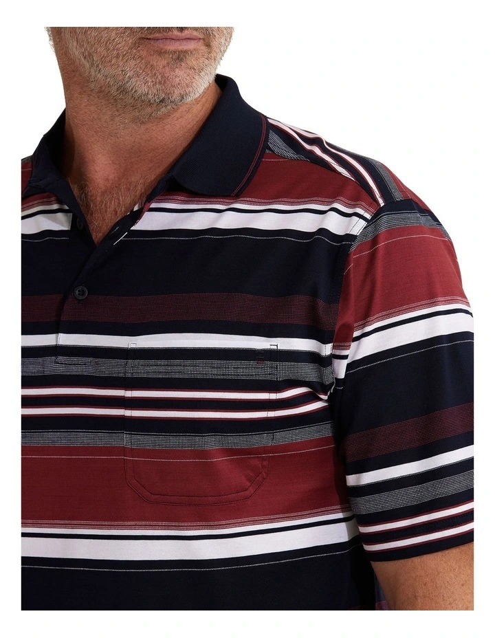 Breakaway Kaza Mercerized Polo In Ink 4 Breakaway Kaza Mercerized Polo In Ink - Image 4