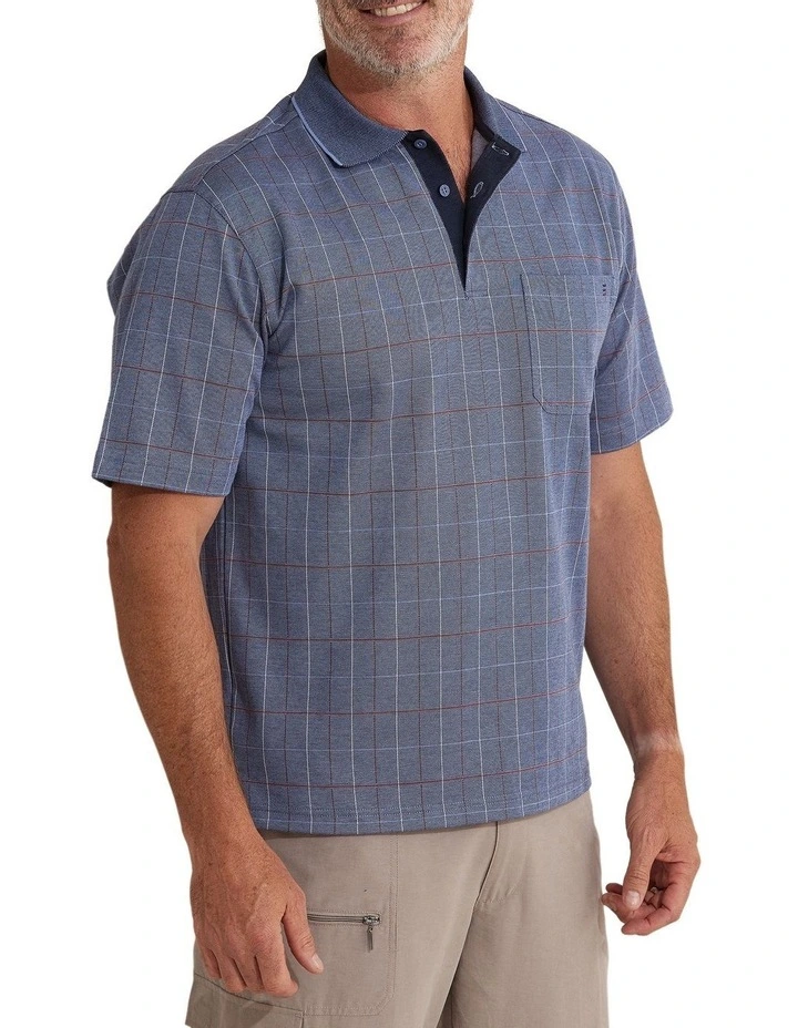 Breakaway Che Micro Pima Polo In Serene - Image 2