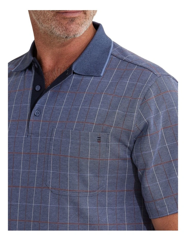 Breakaway Che Micro Pima Polo In Serene - Image 4