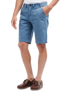 Barbour Neuston Twill Short In Force Blue