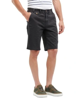 Barbour Neuston Twill Short In Navy