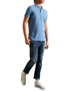 Alternative view of Superdry Vint Destroy Polo In Heraldic Blue