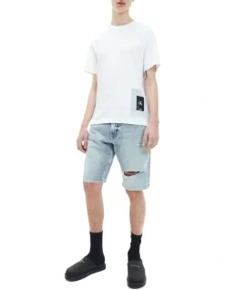 Calvin Klein Jeans Regular Short In Blue