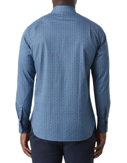MJ Bale Bazley Printed Shirt In Blue -Nena & Pasadena Sales 927878230 3 720x928