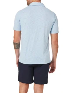 Alternative view of Blazer Hayes Slub Polo In Light Blue