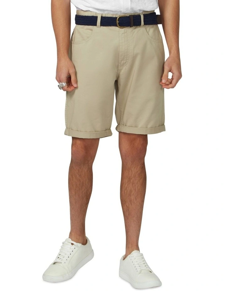 Ben Sherman 5 Pocket Walk Short In Khaki