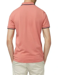 Alternative view of Ben Sherman Signature Polo In Dark Pink