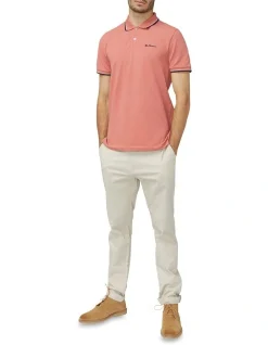 Ben Sherman Signature Polo In Dark Pink -Nena & Pasadena Sales 928331380 3 720x928