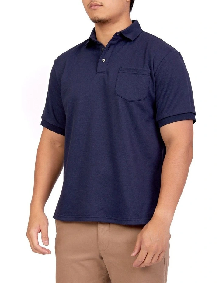 Bucks Casual Mark Polo In Navy