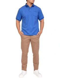 Bucks Casual Mark Polo In Blue