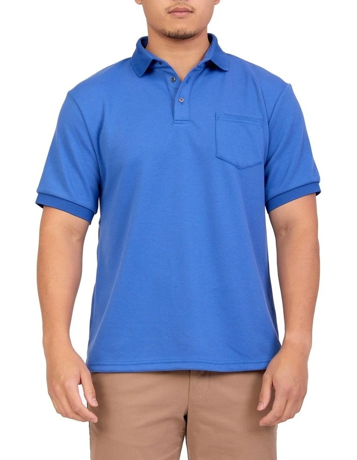 Bucks Casual Mark Polo In Blue - Image 2