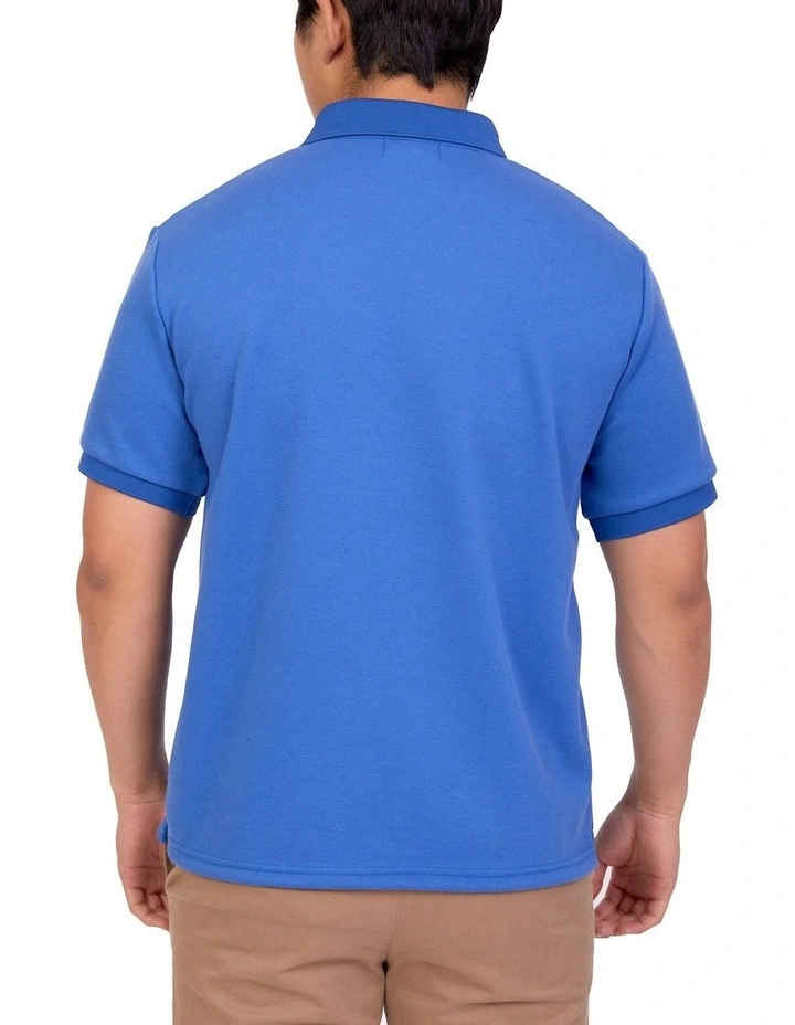 Bucks Casual Mark Polo In Blue - Image 3