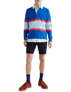Alternative view of Tommy Hilfiger Blockstripe Rugby In Greek Isle Blue/Multi