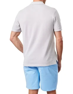 Alternative view of Gazman Oxford Pocket Polo In Pale Grey