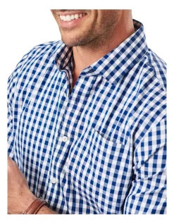 Gazman Non-Iron Oxford Check Long Sleeve Shirt In Navy 6 Gazman Non-Iron Oxford Check Long Sleeve Shirt In Navy -Nena & Pasadena Sales 930703600 3 720x928