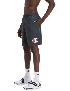 Champion Big C Jersey Short In Charcoal