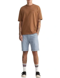 Gant Allister Sunfaded Short In Silver Lake Blue