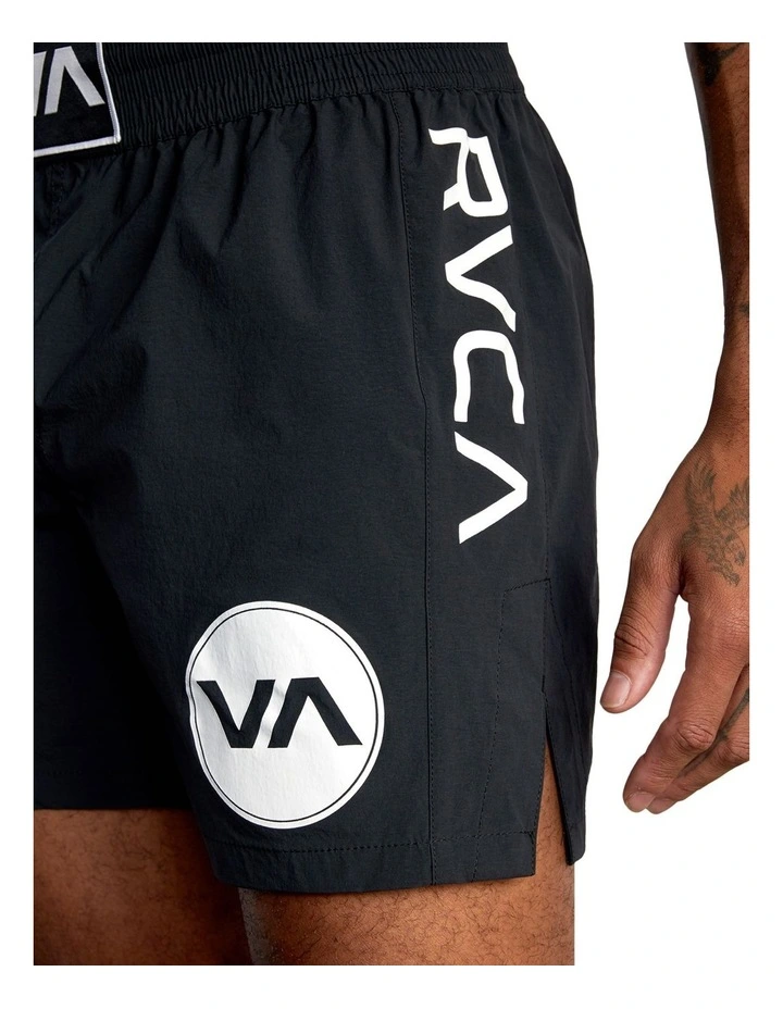 RVCA Spartan 17 Inch Training Shorts In Black - Image 4