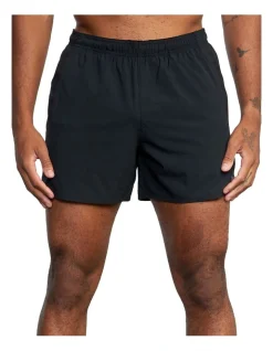 RVCA Yogger Running Shorts In Black