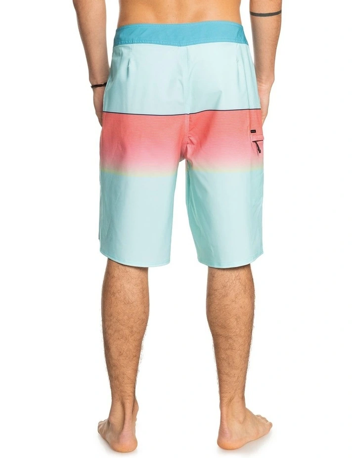 Quiksilver Surfsilk Slab 21" Boardshorts In Iced Aqua 2 Quiksilver Surfsilk Slab 21" Boardshorts In Iced Aqua - Image 2