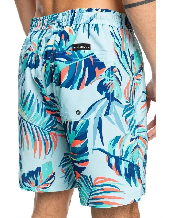 Quiksilver Ocean Mix 17" Swim Shorts In Iced Aqua 5 Quiksilver Ocean Mix 17" Swim Shorts In Iced Aqua - Image 5