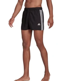 ADIDAS Classic 3-Stripes Swim Shorts In Black