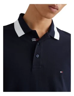 Alternative view of Tommy Hilfiger Collar Cuff Block Polo In Desert Sky