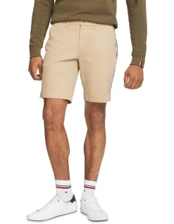 Tommy Hilfiger Harlem Essential Twill Short In Beige