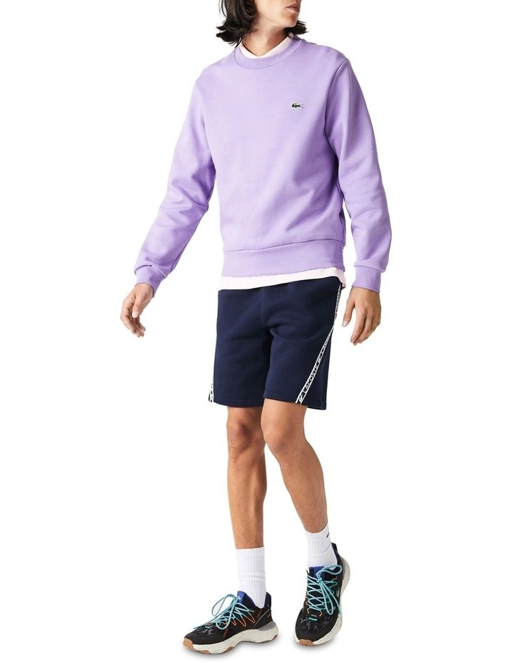 Lacoste Active Tape Interlock Short In Navy