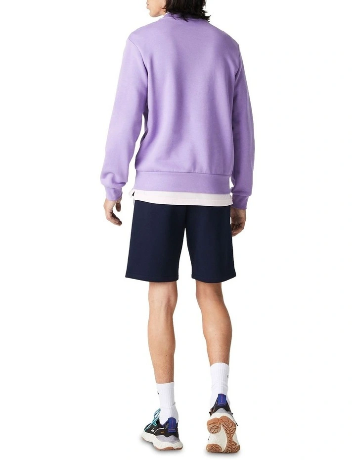 Lacoste Active Tape Interlock Short In Navy - Image 2