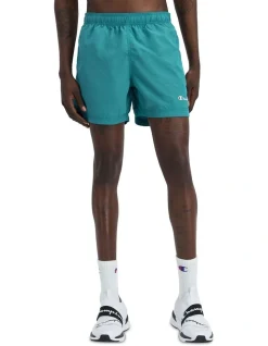 Champion Script Swim Short In Teal