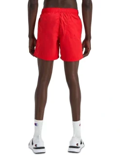 Champion Script Swim Short In Vermillion