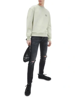 Calvin Klein Jeans Skinny Jeans In Black Duster