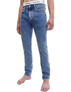 Calvin Klein Jeans Slim Taper Jeans In Blue