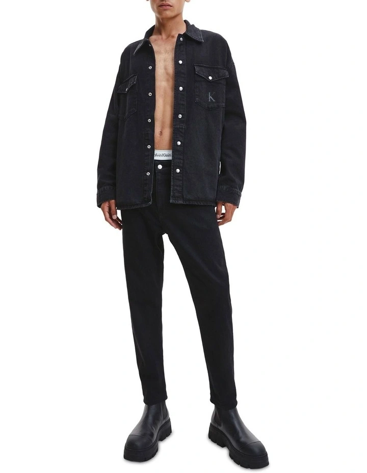 Calvin Klein Jeans 90s Straight Jean In Black